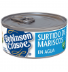 Surtido de marisco caldillo en agua Robinson Crusoe 190g