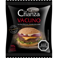 Hamburguesa la crianza vacuno 100g