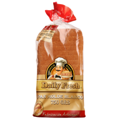 Pan de molde Daily Fresh Blanco 750gr