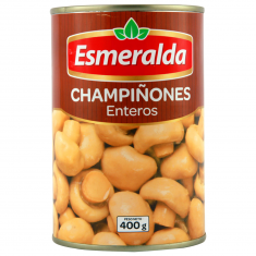 Champiñones enteros 400g Esmeralda