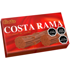 Chocolate costa rama leche 115g