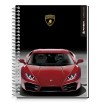 Cuaderno Rhein Auto Lamborghini cuadriculado 100 hojas