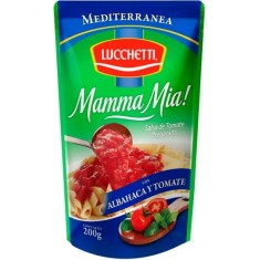 Salsa de Tomate Mediterránea, Albahaca Tomate Lucchetti 200 Gr