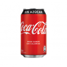 Bebida lata Coca Cola sin azúcar 350 ml
