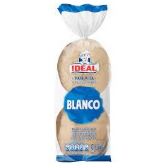 Pan pita Blanco Ideal 5 Un.