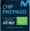 Chip Prepago Movistar 200 MB + 200 Min