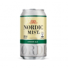 Bebida lata Nordic Mist ginger ale  350 ml