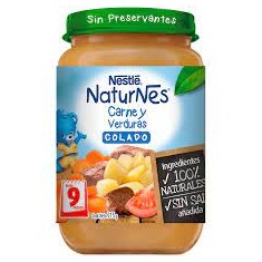 Colado carne y verduras Nestlé Naturnes 215gr