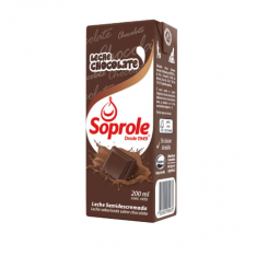 Leche chocolate semidescremada Soprole  200 ml