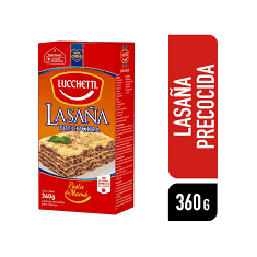 Lasaña precocida Lucchetti 360gr