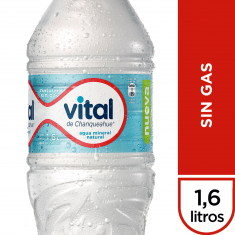 Agua vital sin gas 1,6 L.