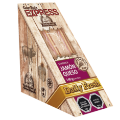 Sandwich Jamón Queso Express Daily Fresh 140 g