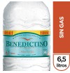 Bidon Agua sin gas benedictino 6.5 l