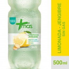 Agua Cachantun Mas limonada jengibre 500 lts