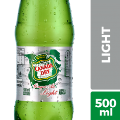 Bebida Ginger ale canada dry  Light 500ml