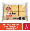 Mil hoja relleno con manjar y merengue Agua de piedra 280 gr