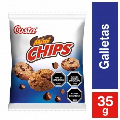 Galleta mini chips costa 30 gr