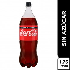 Coca cola sin azucar 1.75 litro