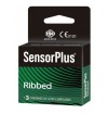 Condones de latex ribbed Sensor plus