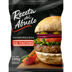 Hamburguesa de vacuno 90g