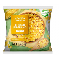 Choclo en grano Nuestra Cocina congelados bolsa 500 g