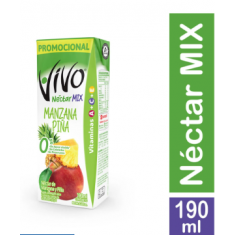 Jugo néctar Vivo Piña 190ml