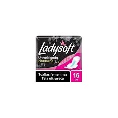 Ladysoft Toalla Higiénica Nocturna Ultradelgada