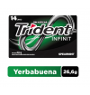 chicle trident yerba buena