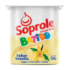 Yoghurt vainilla soprole  120 grs